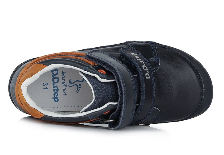 Chlapecká barefoot kožená obuv D.D.step S063-317