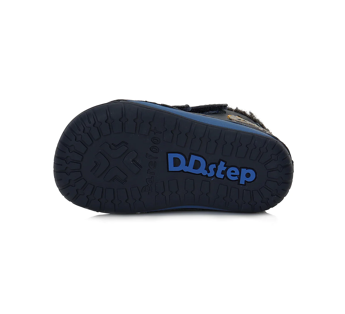 Modré zimní boty barefoot D.D.step W070-337A