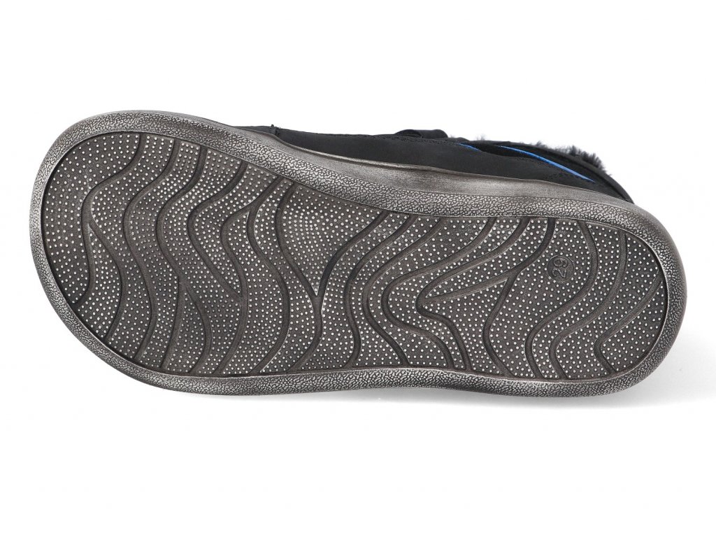Černé zimní barefoot boty s membránou PROTETIKA RODRIGO BLACK