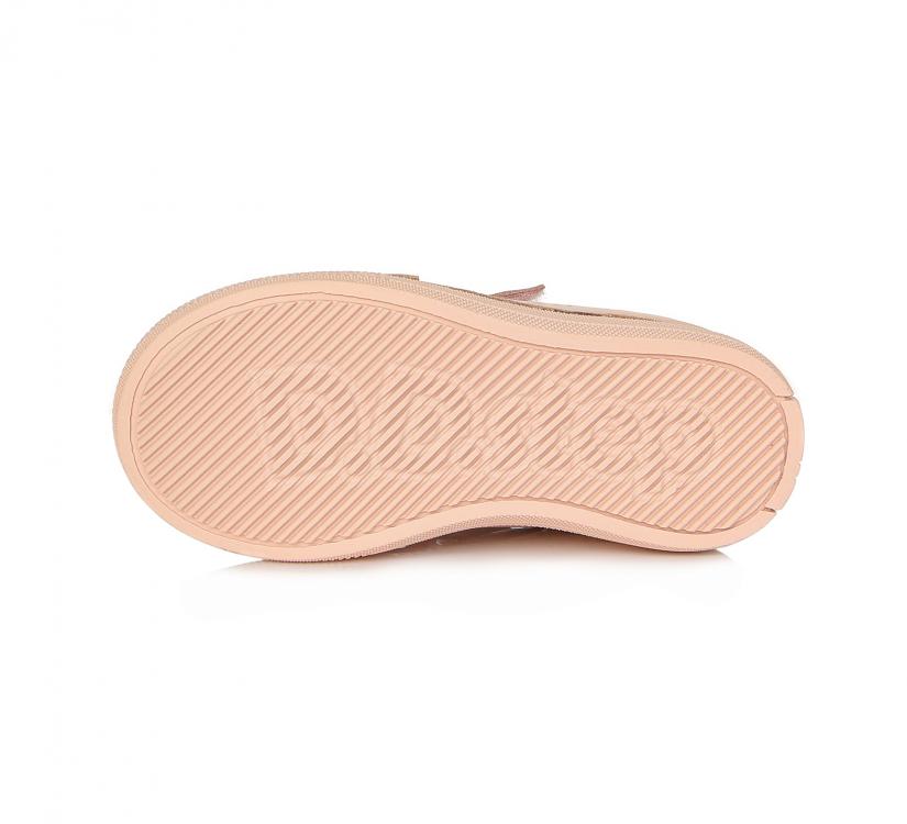 Růžová kožená obuv D.D.step S049-692