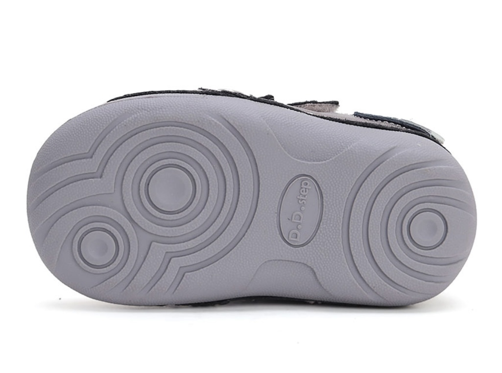 Dívčí kožená obuv D.D.step S015-42532A s labutí