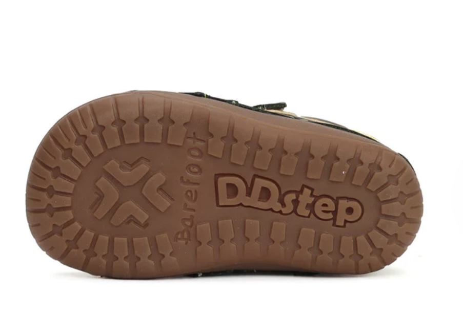 Chlapecká kožená barefoot obuv D.D.step S070-42393A s autem