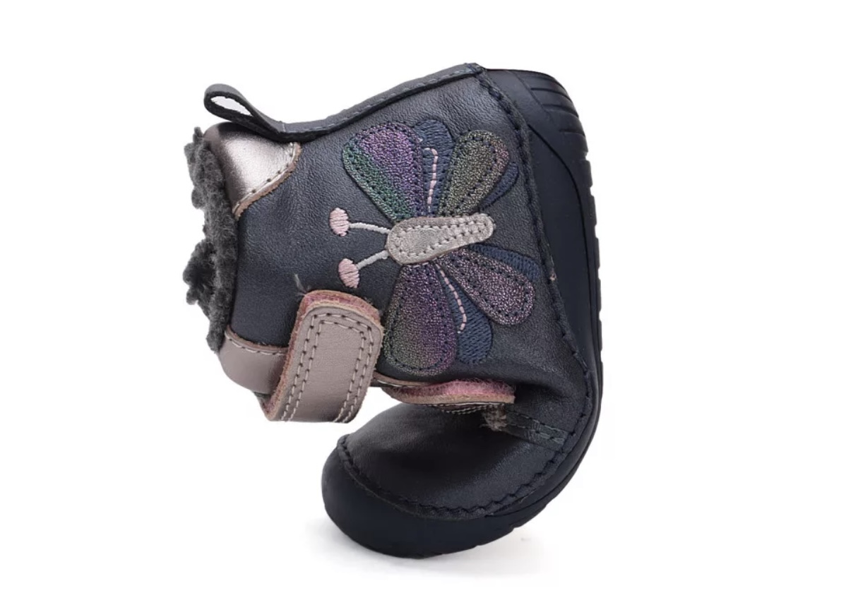 Dívčí zimní barefoot boty D.D.step W070-42522