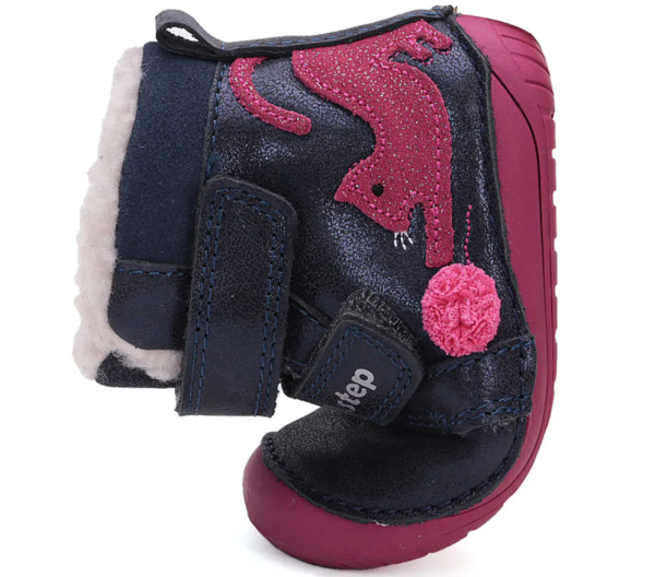 Dívčí zimní barefoot boty D.D.step W070-42110A