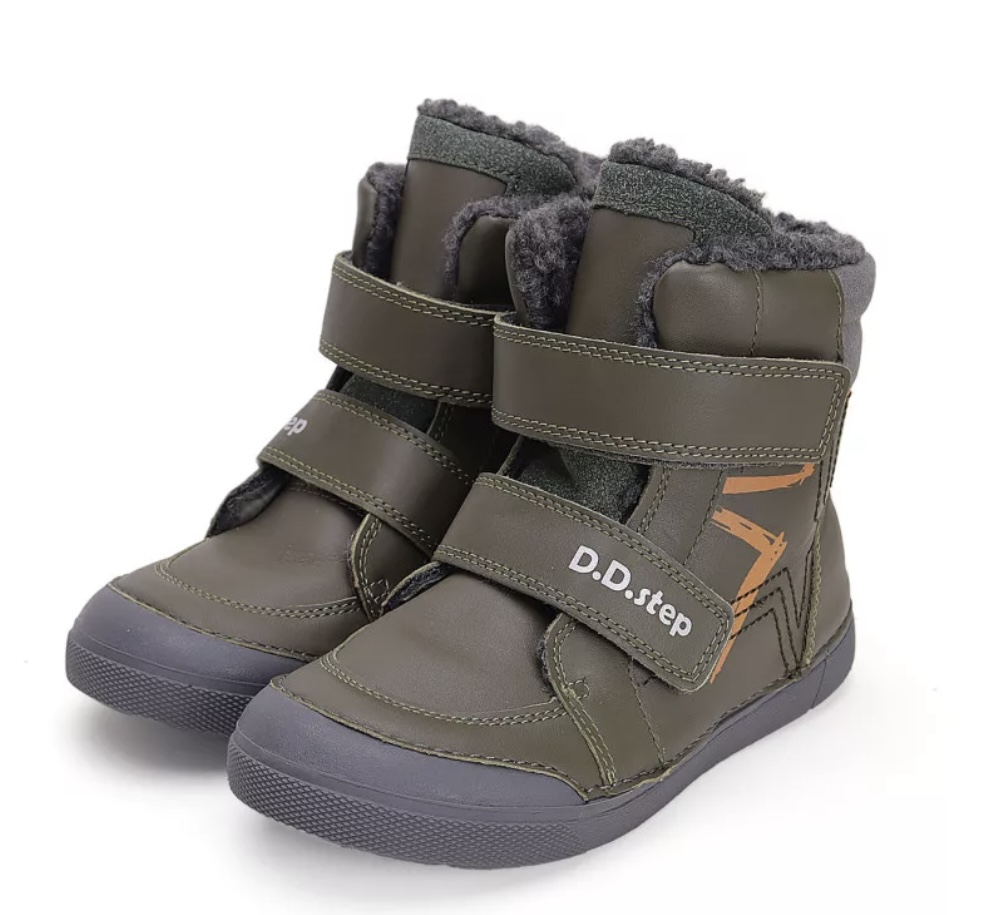 Zelené zimní boty D.D.step W068-42921A