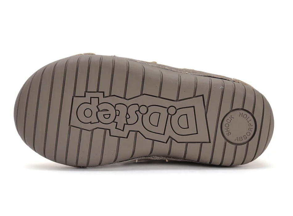 Dívčí zimní kožené blikací boty D.D.step W050-42707D