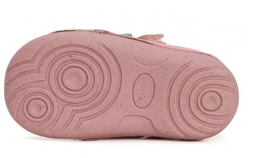 Růžové kožené boty D.D.step S015-41509E