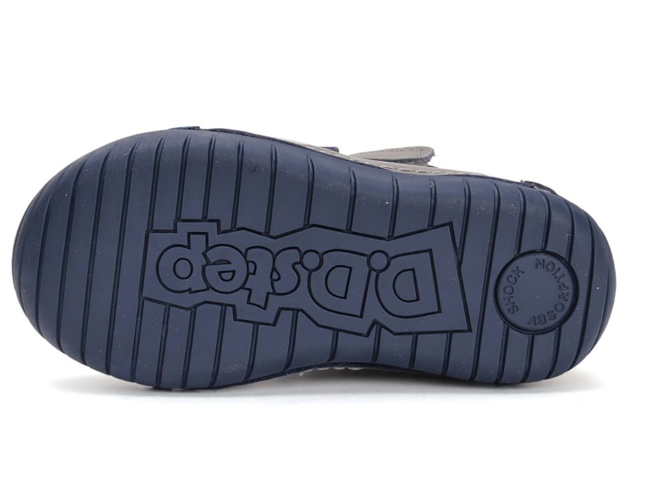 Zimní kožené blikací boty D.D.step W050-42707A