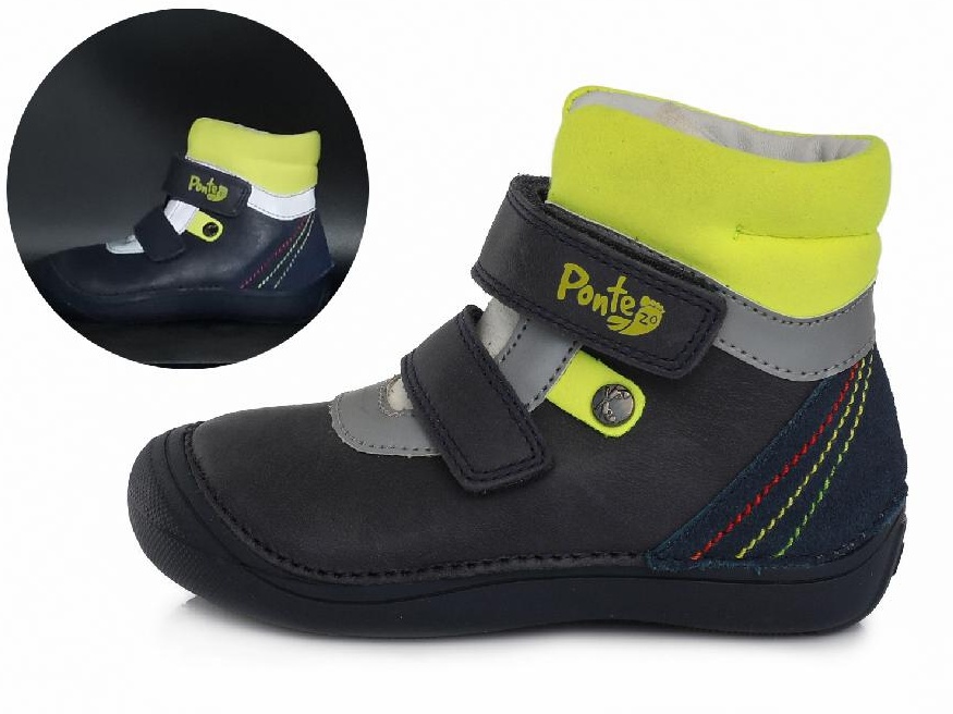 Kotníková kožená obuv Ponte 168A