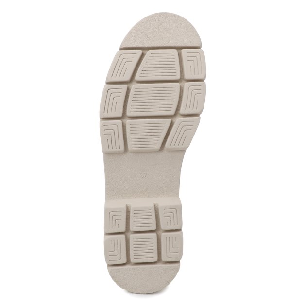 Béžové kožené boty s kožíškem MARCO TOZZI  26286