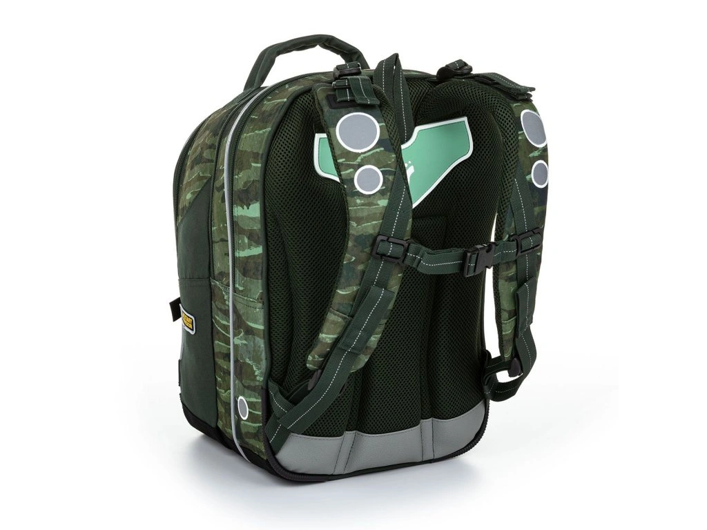 SET Školní batoh s penálem Topgal COCO 23040 vojenský