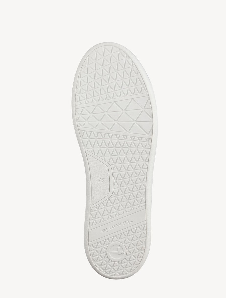 Bílé dámské kožené tenisky  - sneakersy Tamaris 23850