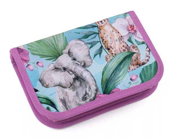 SET Školní batoh s penálem TOPGAL ELLY 23004 safari