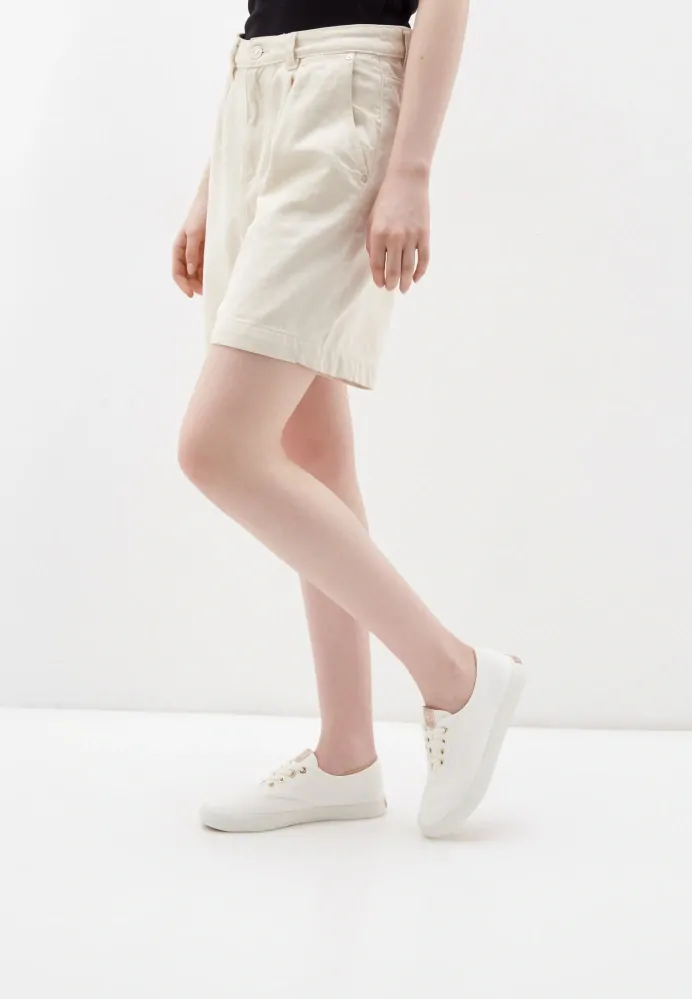 Bílé plátěné tenisky - plátěnky Tamaris 23604