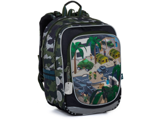 Školní batoh TOPGAL ENDY 21016 minecraft vojenský