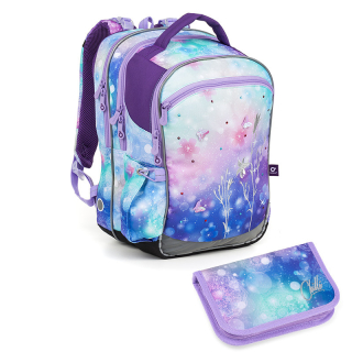 SET Školní batoh s penálem TOPGAL COCO 18044 Ledové království