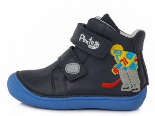 Kotníková kožená obuv Ponte 467 hokej