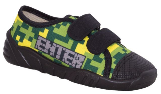 Přezůvky - tenisky ZETPOL s motivem minecraft