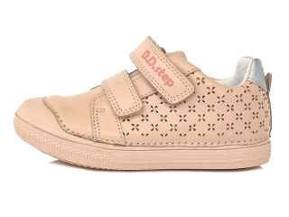 Růžová kožená obuv D.D.step S049-692