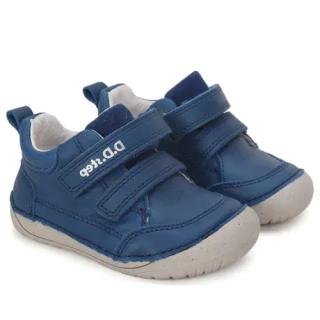 Modré kožené boty D.D.step S070-41351A barefoot