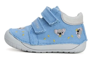 Modré barefoot plátěnky D.D.step C070-41709