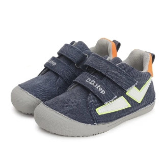 Modré barefoot plátěnky D.D.step barefoot C063-41341A
