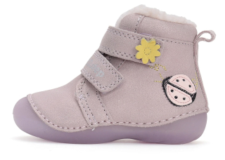 Dívčí zimní Kožená obuv D.D.step W015-42562B
