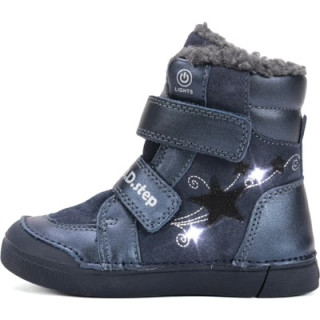 Dívčí zimní blikací boty W068-52745